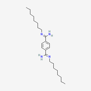 1-N',4-N'-dioctylbenzene-1,4-dicarboximidamide