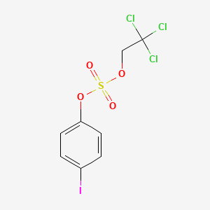 molecular formula C8H6Cl3IO4S B12544816 4-Iodophenyl 2,2,2-trichloroethyl sulfate CAS No. 653605-19-7