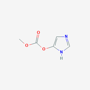 molecular formula C5H6N2O3 B12544850 1H-imidazol-5-yl methyl carbonate CAS No. 658073-89-3