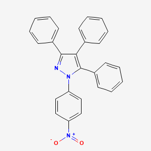 1-(4-Nitrophenyl)-3,4,5-triphenyl-1H-pyrazole