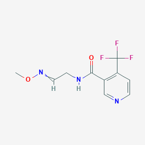 N-[2-(Methoxyimino)ethyl]-4-(trifluoromethyl)pyridine-3-carboxamide