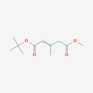 1-Tert-butyl 5-methyl 3-methylpent-2-enedioate