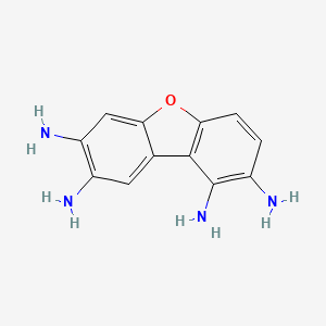 molecular formula C12H12N4O B12544920 Dibenzo[b,d]furan-1,2,7,8-tetramine CAS No. 866362-06-3