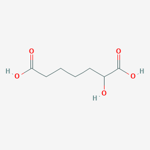 molecular formula C7H12O5 B12544923 2-Hydroxyheptanedioic acid CAS No. 142174-80-9