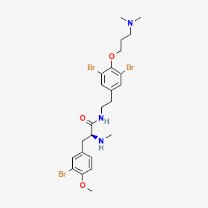 molecular formula C24H32Br3N3O3 B1254494 suberedamine B 