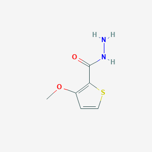 molecular formula C6H8N2O2S B12544942 3-Methoxythiophene-2-carbohydrazide CAS No. 144677-56-5