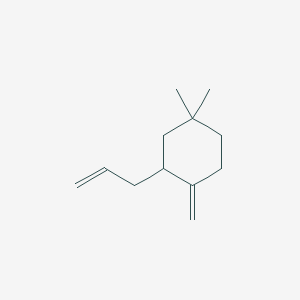 1,1-Dimethyl-4-methylidene-3-(prop-2-en-1-yl)cyclohexane