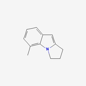 molecular formula C12H13N B12544971 5-methyl-2,3-dihydro-1H-pyrrolo[1,2-a]indole CAS No. 146852-07-5