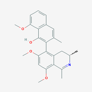 molecular formula C25H27NO4 B1254498 Ancistrotanzanine A 