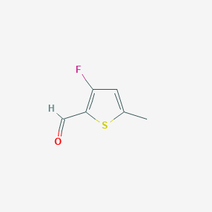 3-Fluoro-5-methylthiophene-2-carbaldehyde