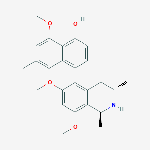 molecular formula C25H29NO4 B1254500 ancistroealaine B 