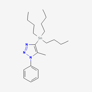 5-Methyl-1-phenyl-4-(tributylstannyl)-1H-1,2,3-triazole