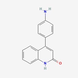 4-(4-Aminophenyl)quinolin-2(1H)-one