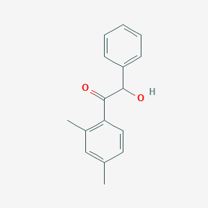 molecular formula C16H16O2 B12545019 1-(2,4-Dimethylphenyl)-2-hydroxy-2-phenylethan-1-one CAS No. 151982-83-1