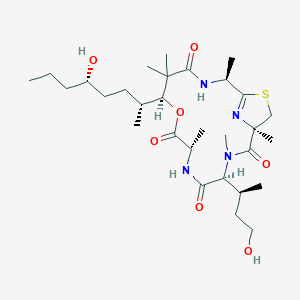 molecular formula C30H52N4O7S B1254503 Halipeptin B 