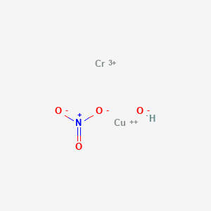 molecular formula CrCuHNO4+3 B12545035 copper;chromium(3+);hydroxide;nitrate CAS No. 142395-66-2