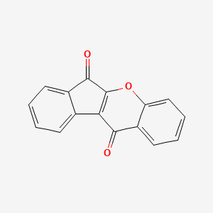 molecular formula C16H8O3 B1254504 Benz[b]indeno[1,2-e]pyran-6,11-dione CAS No. 148180-61-4