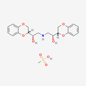 molecular formula C21H27NO9S B1254505 Bendacalol mesylate CAS No. 81737-62-4