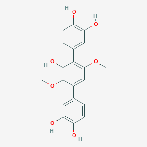 molecular formula C20H18O7 B1254506 3,3''-二羟基三苯基酮 