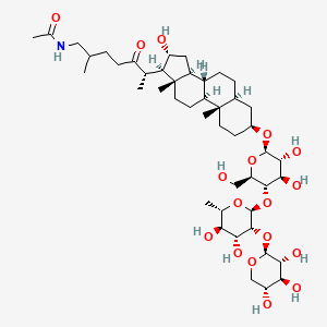 molecular formula C46H77NO17 B1254511 Abutiloside B 