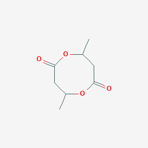 molecular formula C8H12O4 B1254514 1,5-Dioxocane-2,6-dione, 4,8-dimethyl- CAS No. 184532-63-6