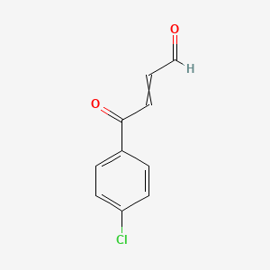 molecular formula C10H7ClO2 B12545143 4-(4-Chlorophenyl)-4-oxobut-2-enal CAS No. 653599-68-9