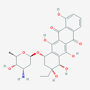 molecular formula C26H29NO10 B1254515 10-epi-Oxaunomycin 