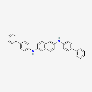 N~2~,N~6~-Di([1,1'-biphenyl]-4-yl)naphthalene-2,6-diamine