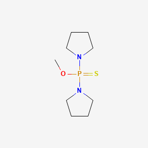 Phosphinothioic acid, di-1-pyrrolidinyl-, O-methyl ester