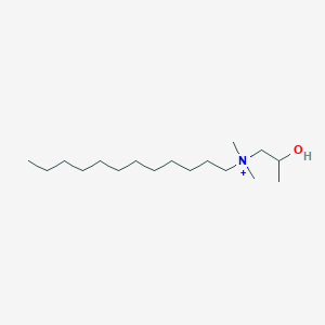 molecular formula C17H38NO+ B12545242 1-Dodecanaminium, N-(2-hydroxypropyl)-N,N-dimethyl- CAS No. 149228-27-3