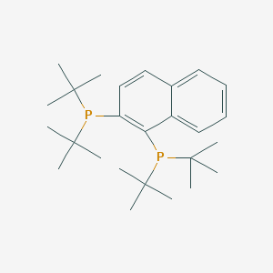 molecular formula C26H42P2 B12545243 (Naphthalene-1,2-diyl)bis(di-tert-butylphosphane) CAS No. 658705-49-8