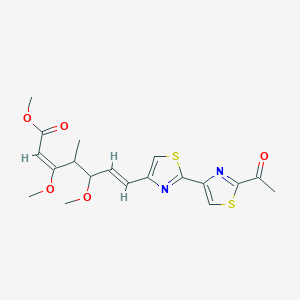 molecular formula C19H22N2O5S2 B1254528 Melithiazol C 