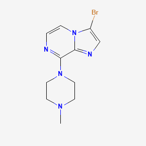 3-Bromo-8-(4-methylpiperazin-1-yl)imidazo[1,2-a]pyrazine