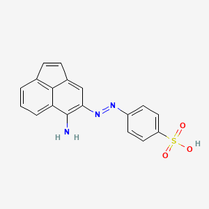 4-[(E)-(5-Aminoacenaphthylen-4-yl)diazenyl]benzene-1-sulfonic acid