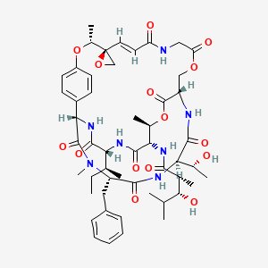 molecular formula C51H69N7O15 B1254532 Salinamide A 