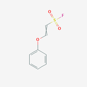 molecular formula C8H7FO3S B12545321 2-Phenoxyethene-1-sulfonyl fluoride CAS No. 157336-27-1