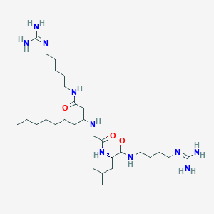 molecular formula C29H60N10O3 B1254533 Minalemine A 