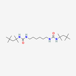 molecular formula C24H50N4O2 B12545340 N,N'-Hexane-1,6-diylbis[N'-(2,4,4-trimethylpentan-2-yl)urea] CAS No. 669055-60-1