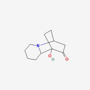 molecular formula C11H17NO2 B12545353 1-Hydroxyoctahydro-2H-1,4-ethanoquinolizin-2-one CAS No. 142184-32-5