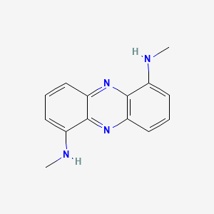 molecular formula C14H14N4 B12545358 1,6-Phenazinediamine, N,N'-dimethyl- CAS No. 658052-27-8