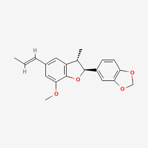 molecular formula C20H20O4 B1254539 (-)-licarin B 