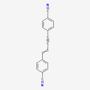 molecular formula C18H10N2 B12545391 4,4'-(But-1-en-3-yne-1,4-diyl)dibenzonitrile CAS No. 833486-10-5