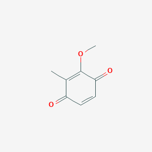 molecular formula C8H8O3 B1254543 2-Methoxy-3-methyl-[1,4]benzoquinone CAS No. 2207-57-0