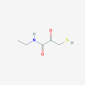 molecular formula C5H9NO2S B12545450 N-Ethyl-2-oxo-3-sulfanylpropanamide CAS No. 869850-56-6