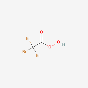 molecular formula C2HBr3O3 B12545459 Ethaneperoxoic acid, tribromo- CAS No. 664355-78-6