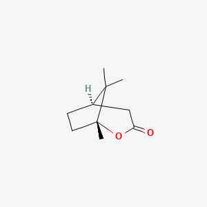 molecular formula C10H16O2 B1254548 (-)-1,2-Campholide 