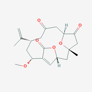 molecular formula C20H26O6 B1254550 13-Epi-Scabrolide C 