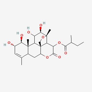 molecular formula C25H36O9 B1254553 Orinocinolide 
