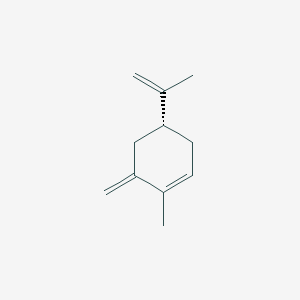 molecular formula C11H16 B12545544 (4R)-1-Methyl-6-methylidene-4-(prop-1-en-2-yl)cyclohex-1-ene CAS No. 847175-88-6