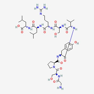 Glycyl-L-seryl-L-prolyl-L-tyrosyl-L-valyl-L-seryl-N~5~-(diaminomethylidene)-L-ornithyl-L-leucyl-L-leucine